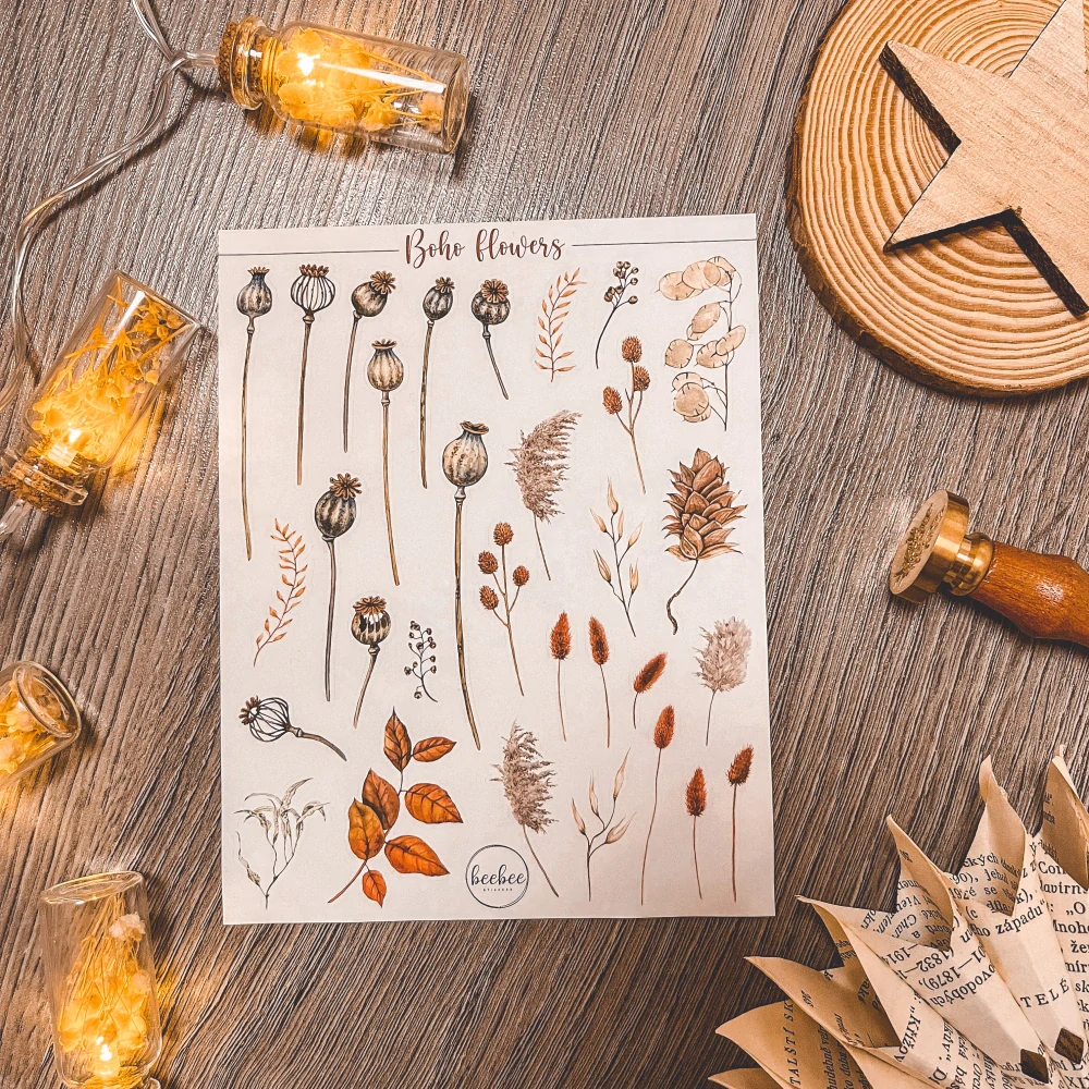 Adventní kalendář - Boho flowers