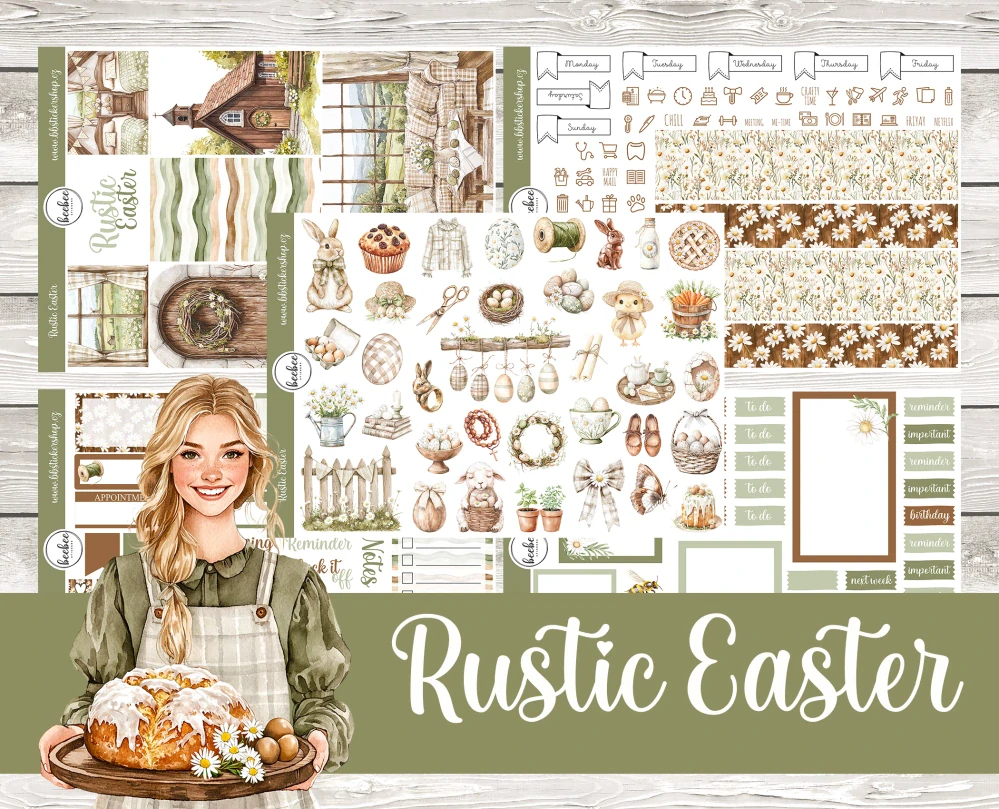 Rustic Easter - Celý kit