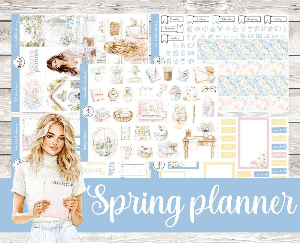 Spring Planner - Celý kit