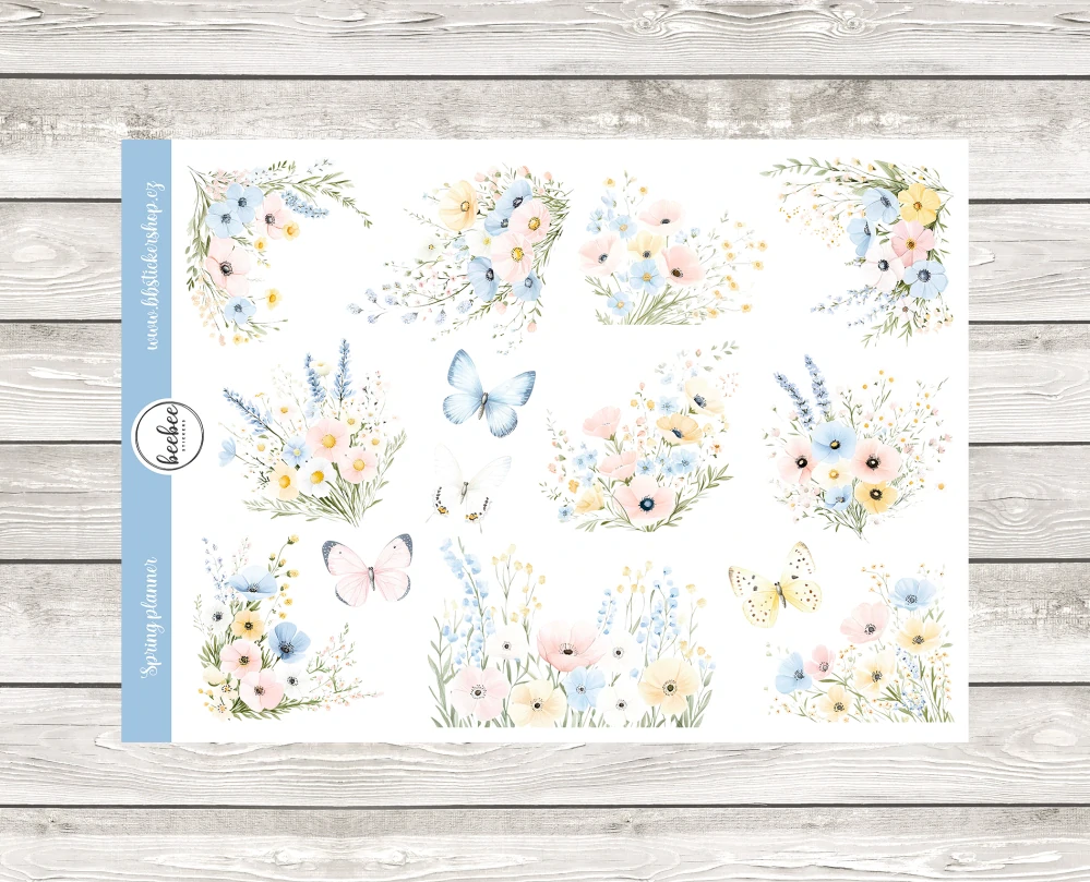 Spring Planner - Doplňkový arch 1