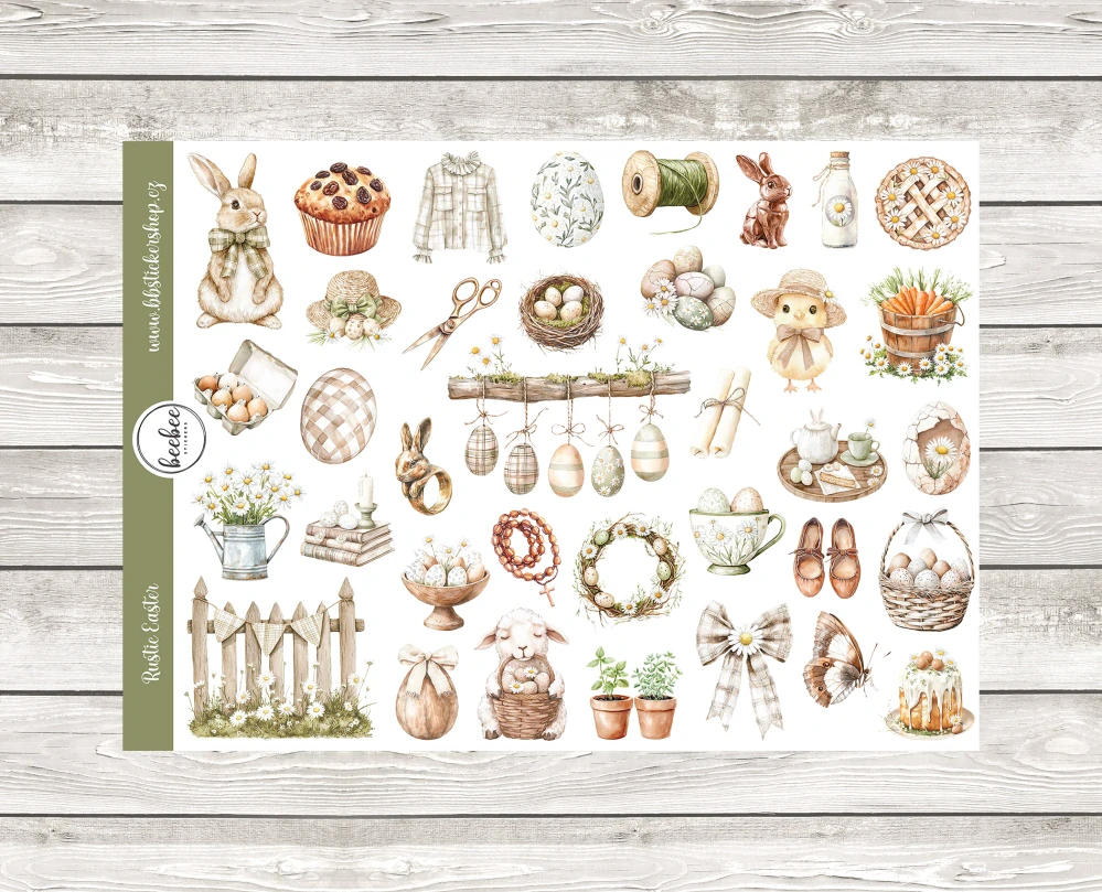 Rustic Easter - Celý kit