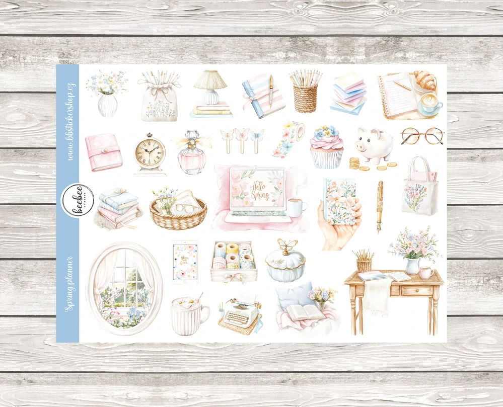 Spring Planner - Celý kit