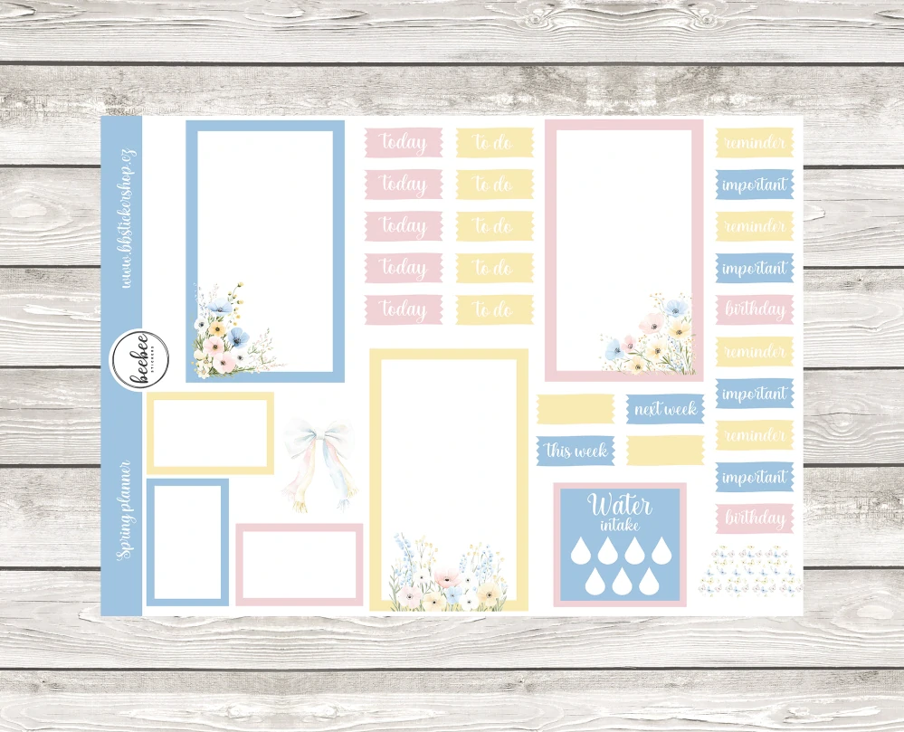 Spring Planner - Celý kit