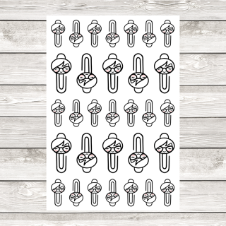 Planner girl Jess - Paperclip