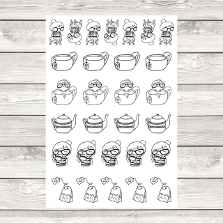 Planner girl Jess - Tea time