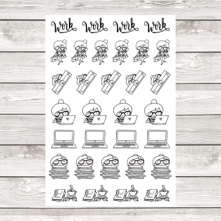 Planner girl Jess - Work