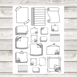 Planner girl Jess - Notes (BIG)