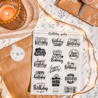 Adventní kalendář - Birthday quotes